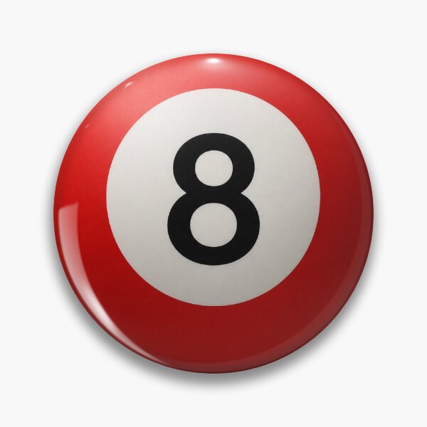 Item preview, Red 8 Ball designed and sold by BackyardBuds.