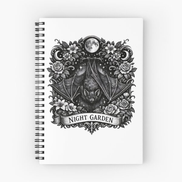 Aperçu de l'œuvre Night Garden Bat Engraving créée et vendue par TheRealTaria.