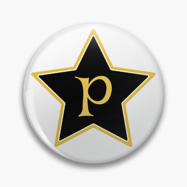 Item preview, Star Monogram P Gold Black designed and sold by Jeallan Designs.