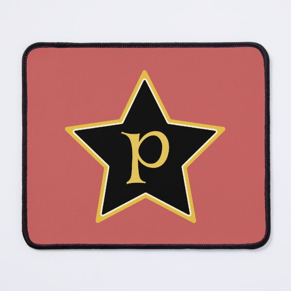 Item preview, Star Monogram P Gold Black designed and sold by Jeallan Designs.