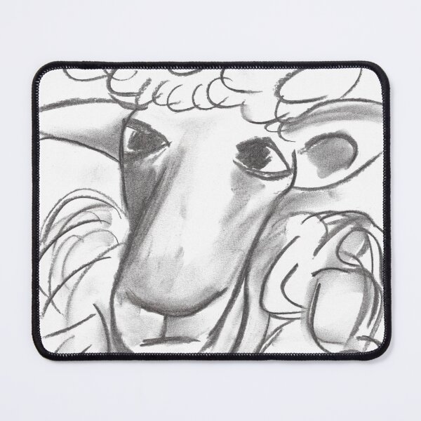 Item preview, Sheep with Mini Plie, Charcoal designed and sold by Anke‘s Bazaar.
