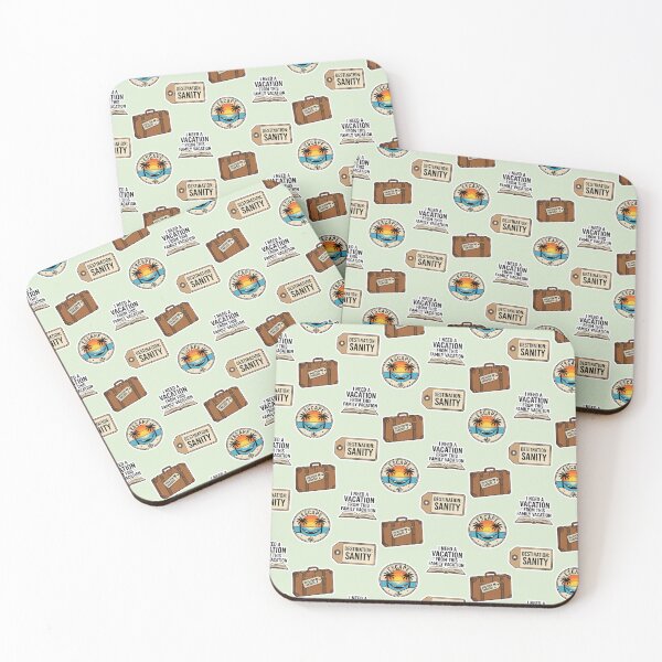 Item preview, Funny Travel Sticker Pack Vacation Paradox Family Trip Luggage Tag Art designed and sold by Artemis & Woven Collective.