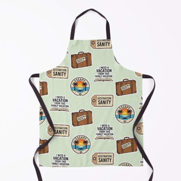 Item preview, Funny Travel Sticker Pack Vacation Paradox Family Trip Luggage Tag Art designed and sold by Artemis & Woven Collective.