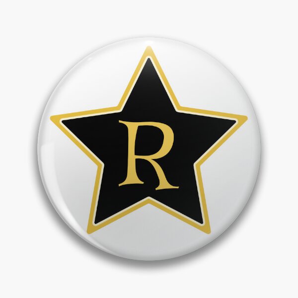 Item preview, Star Monogram R Gold Black designed and sold by Jeallan Designs.
