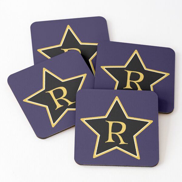 Item preview, Star Monogram R Gold Black designed and sold by Jeallan Designs.