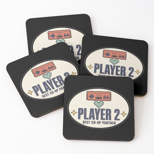 Item preview, Player 2 - Best Co-op Partner Gamer Couple Shirt designed and sold by Art&Fun.