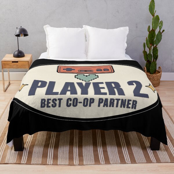 Item preview, Player 2 - Best Co-op Partner Gamer Couple Shirt designed and sold by Art&Fun.