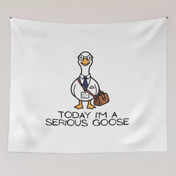 Item preview, Today I'm A Serious Goose designed and sold by Dondonmart.