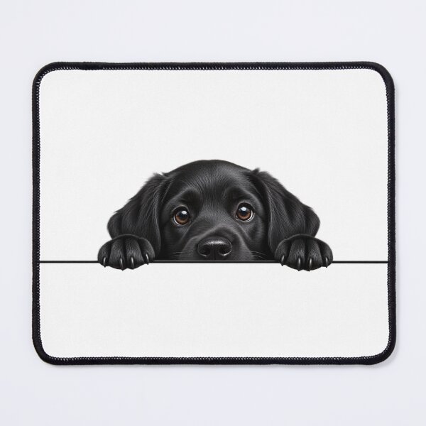 Item preview, Funny Black Labrador Peekaboo designed and sold by Shopex10.