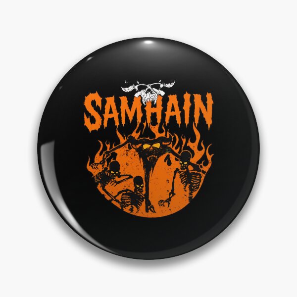 Item preview, Samhain Band Fiery Skeletons Demon -58 designed and sold by ChevalierIzyy.