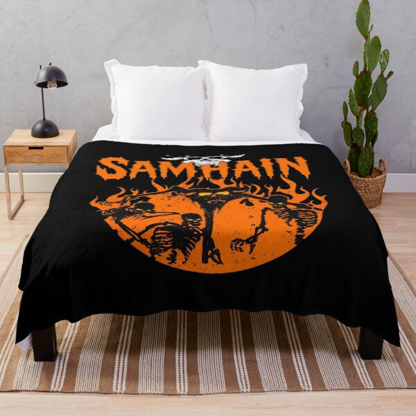 Item preview, Samhain Band Fiery Skeletons Demon -58 designed and sold by ChevalierIzyy.
