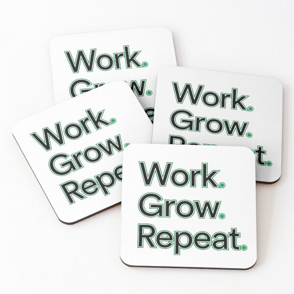 Item preview, Work. Grow. Repeat  designed and sold by Geordesign.