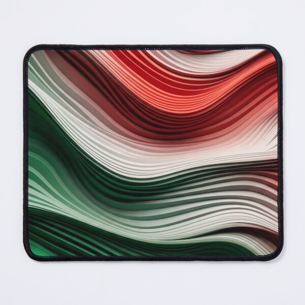 Item preview, Italy Flag Wave Abstract Design designed and sold by YOFANTZ!.