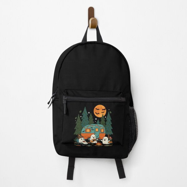 Item preview, Ghost Camping Under Full Moon - Spooky Halloween Campfire designed and sold by w66aboo.
