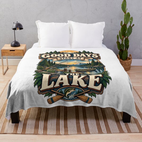 Item preview, Los buenos días comienzan en el lago. Pesca al aire libre. designed and sold by Haji Kamora.