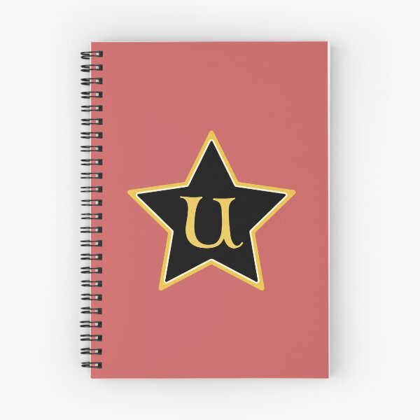 Item preview, Star Monogram U Gold Black designed and sold by Jeallan Designs.