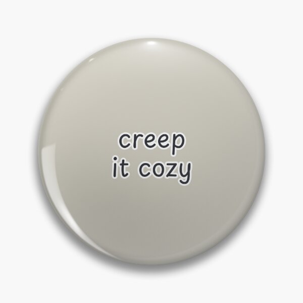 Item preview, Creep It Cozy Minimalist Spooky Quote designed and sold by suncorner28.