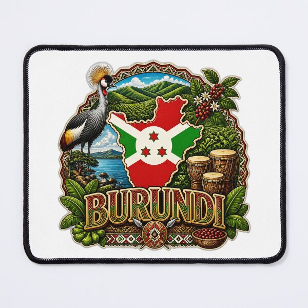 Item preview, Burundi designed and sold by FunFitsFactory.