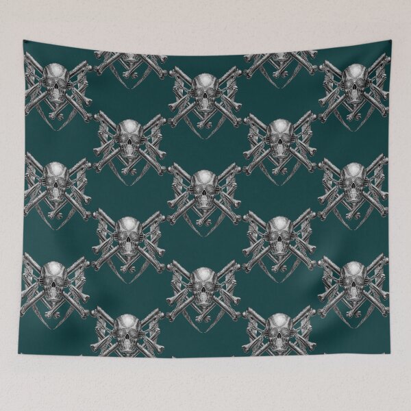 Item preview, Silver Crossed Skeleton Crest designed and sold by atzirivereen.
