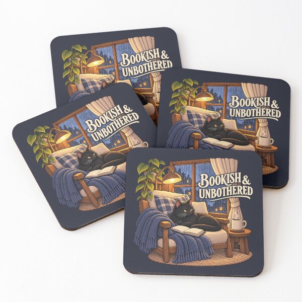 Item preview, Bookish & Unbothered designed and sold by QuietNovaShop.