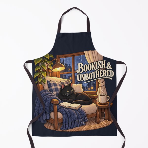 Item preview, Bookish & Unbothered designed and sold by QuietNovaShop.