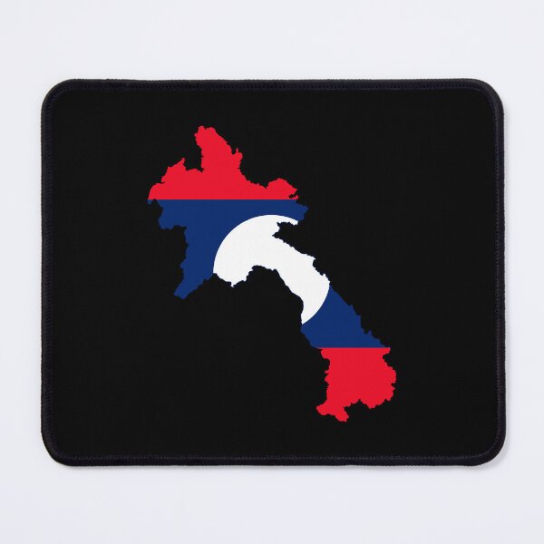 Item preview,  Flag Map of Laos designed and sold by DreamBrushy.