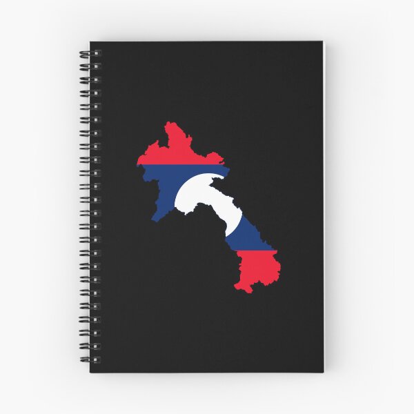 Item preview,  Flag Map of Laos designed and sold by DreamBrushy.