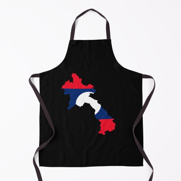 Item preview, Flag Map of Laos designed and sold by DreamBrushy.
