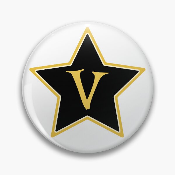 Item preview, Star Monogram V Gold Black designed and sold by Jeallan Designs.