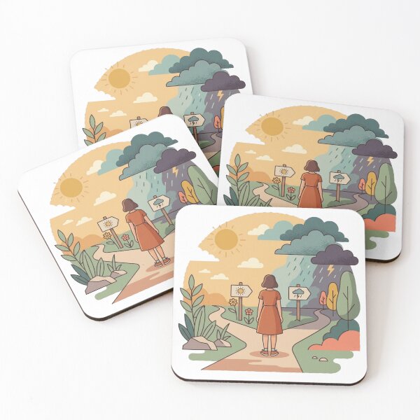 Item preview, Choose Your Own Path – Inspirational Life Journey Illustration designed and sold by @SHINTOSARTSTORE.