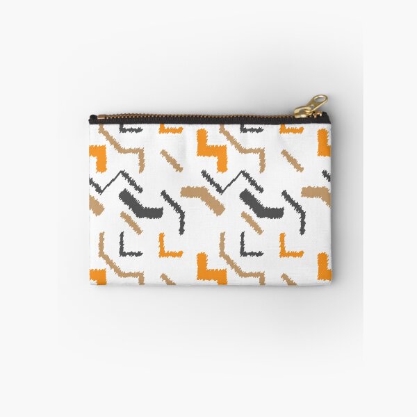Item preview, Orange Gray Scribbled Lines designed and sold by oppositedge.