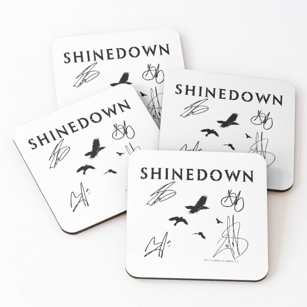 Artikelvorschau, SHINEDOWN Bandsignaturen Vögel Rockmusik -8 entworfen und verkauft von ChevalierIzyy.