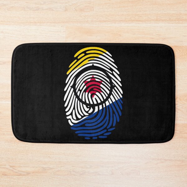Item preview, Bonaire Flag Fingerprint Identity | Bonairean DNA Heritage Graphic designed and sold by NTGUILTY.