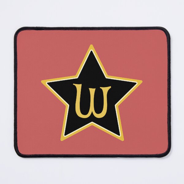Item preview, Star Monogram W Gold Black designed and sold by Jeallan Designs.