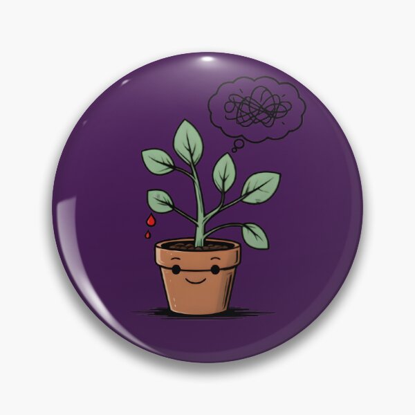Item preview, Anxious Plant Feeling Fine Funny Mental Health Humor Gift designed and sold by Chuanski2405.