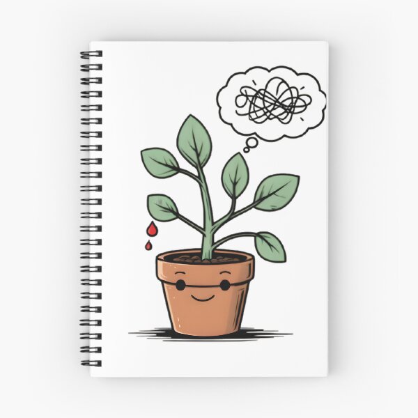 Item preview, Anxious Plant Feeling Fine Funny Mental Health Humor Gift designed and sold by Chuanski2405.