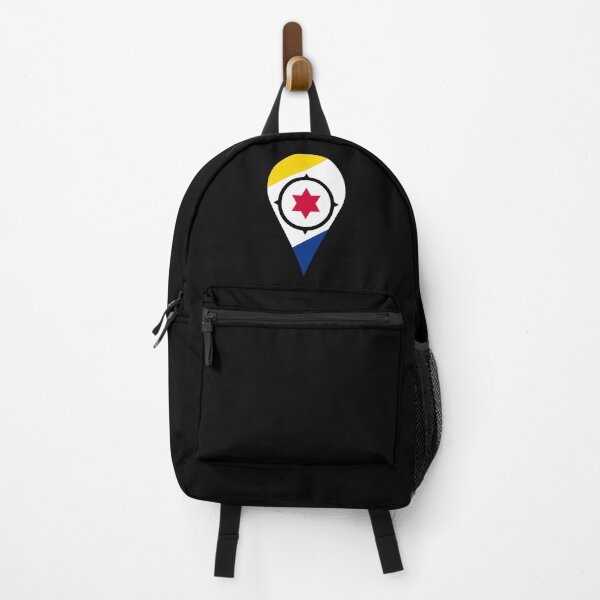 Item preview, Bonaire Flag Location Pin Map Marker | Bonairean Destination GPS Icon designed and sold by NTGUILTY.