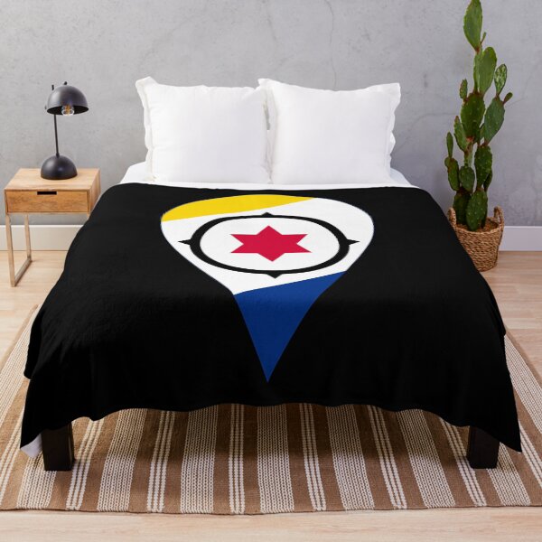 Item preview, Bonaire Flag Location Pin Map Marker | Bonairean Destination GPS Icon designed and sold by NTGUILTY.