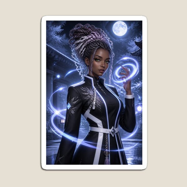 Item preview, Gojo inspired woman in black and white attire designed and sold by CathryneDelamort.