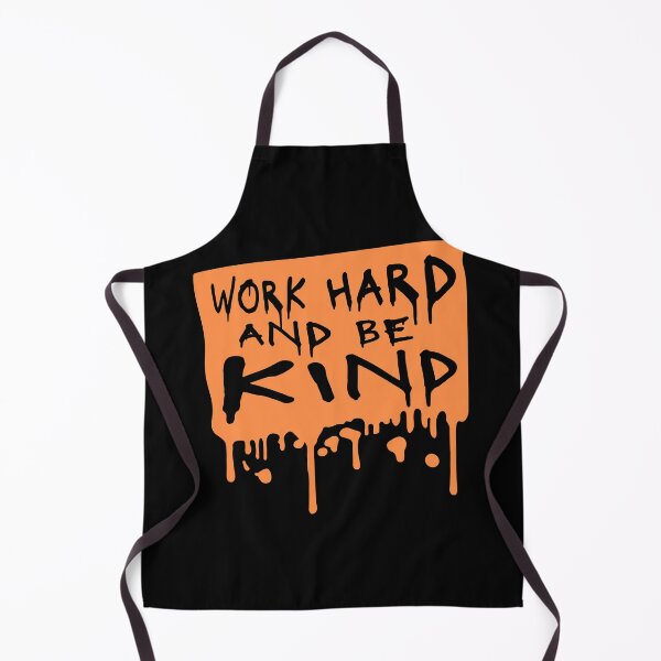 Item preview, Work Hard And Be Kind Motivational Work Ethic Logo designed and sold by shirt-o-mat.