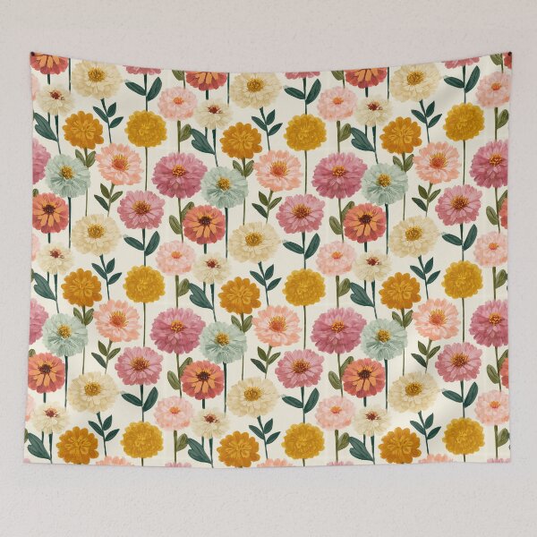 Item preview, Minimalistic Zinnia Flower - Flower Floral Pattern - Christmas Gifts For Her designed and sold by RoyalStarsPatts.