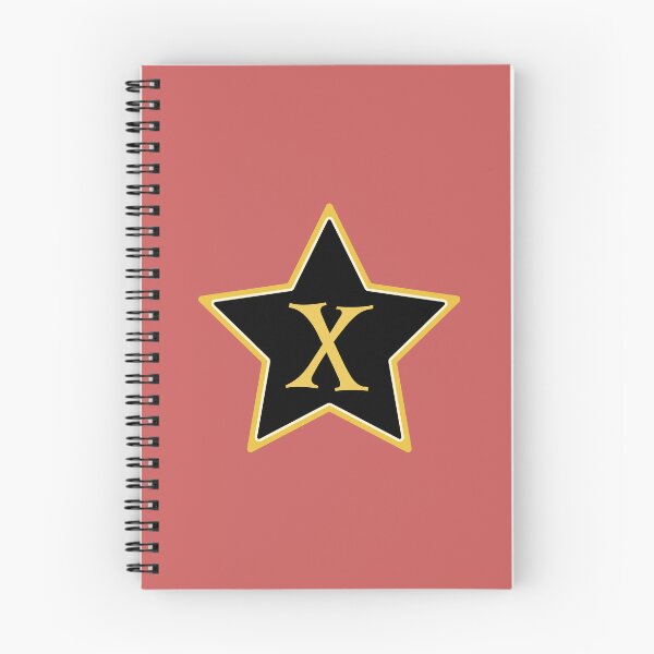 Item preview, Star Monogram X Gold Black designed and sold by Jeallan Designs.