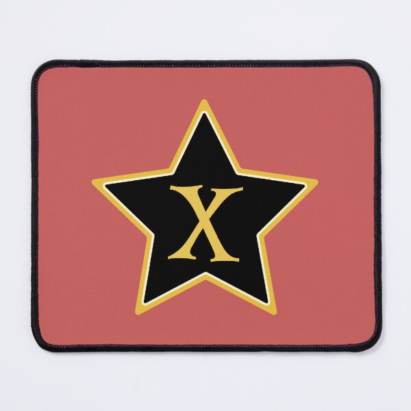 Item preview, Star Monogram X Gold Black designed and sold by Jeallan Designs.