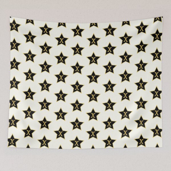 Item preview, Star Monogram X Gold Black designed and sold by Jeallan Designs.