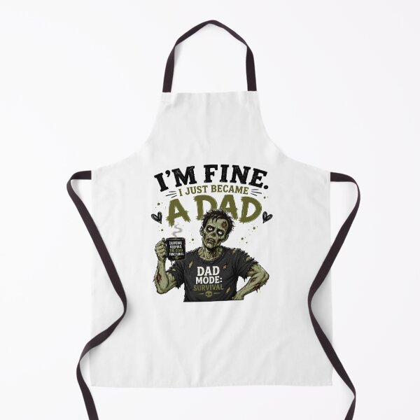 Item preview, I’m Fine I Just Became a Dad – Funny New Dad Zombie Father Gift designed and sold by SVALANART.