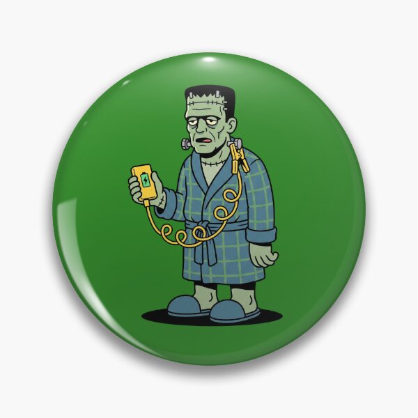 Item preview, Funny Frankenstein Monster Charging His Phone designed and sold by Rare By Hero.
