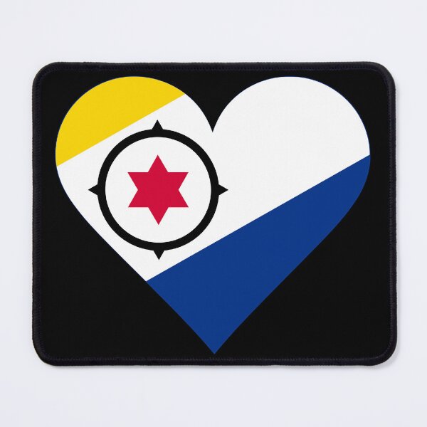 Item preview, Bonaire Heart Flag Graphic | I Love Bonaire Patriotic Symbol designed and sold by NTGUILTY.