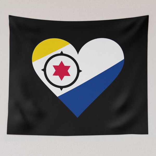 Item preview, Bonaire Heart Flag Graphic | I Love Bonaire Patriotic Symbol designed and sold by NTGUILTY.
