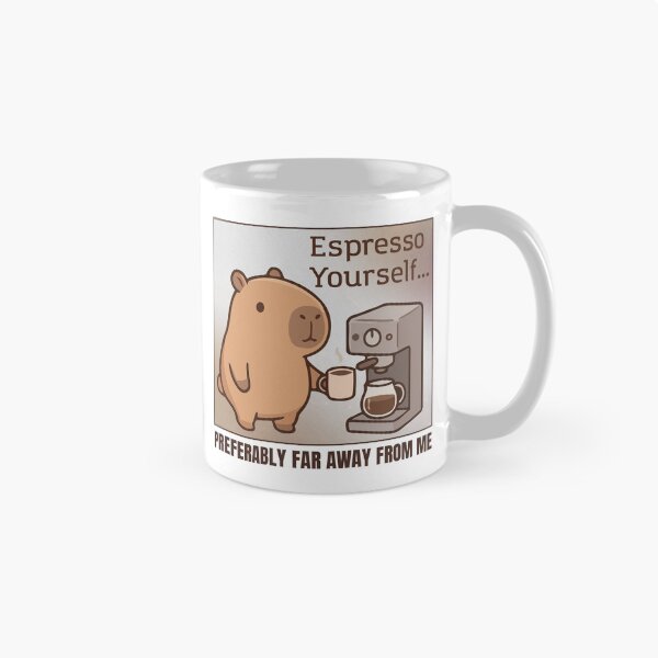 Item preview, Espresso Yourself Capybara designed and sold by monika-arthing.