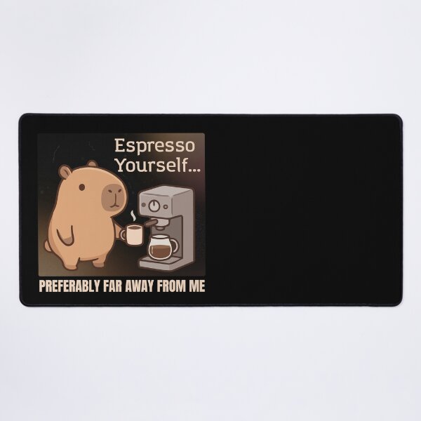 Item preview, Espresso Yourself Capybara designed and sold by monika-arthing.